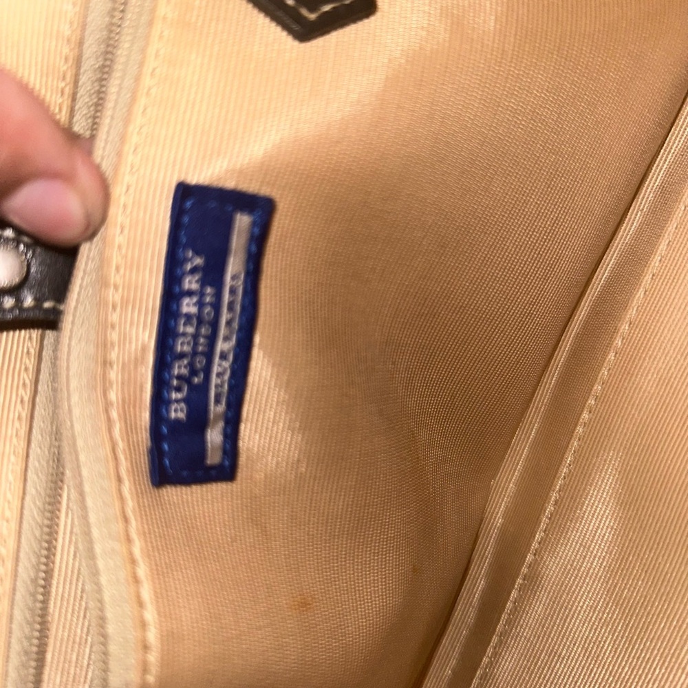 BURBERRY BLUE LABEL TOP HANDLE BAG - Picture 9 of 12
